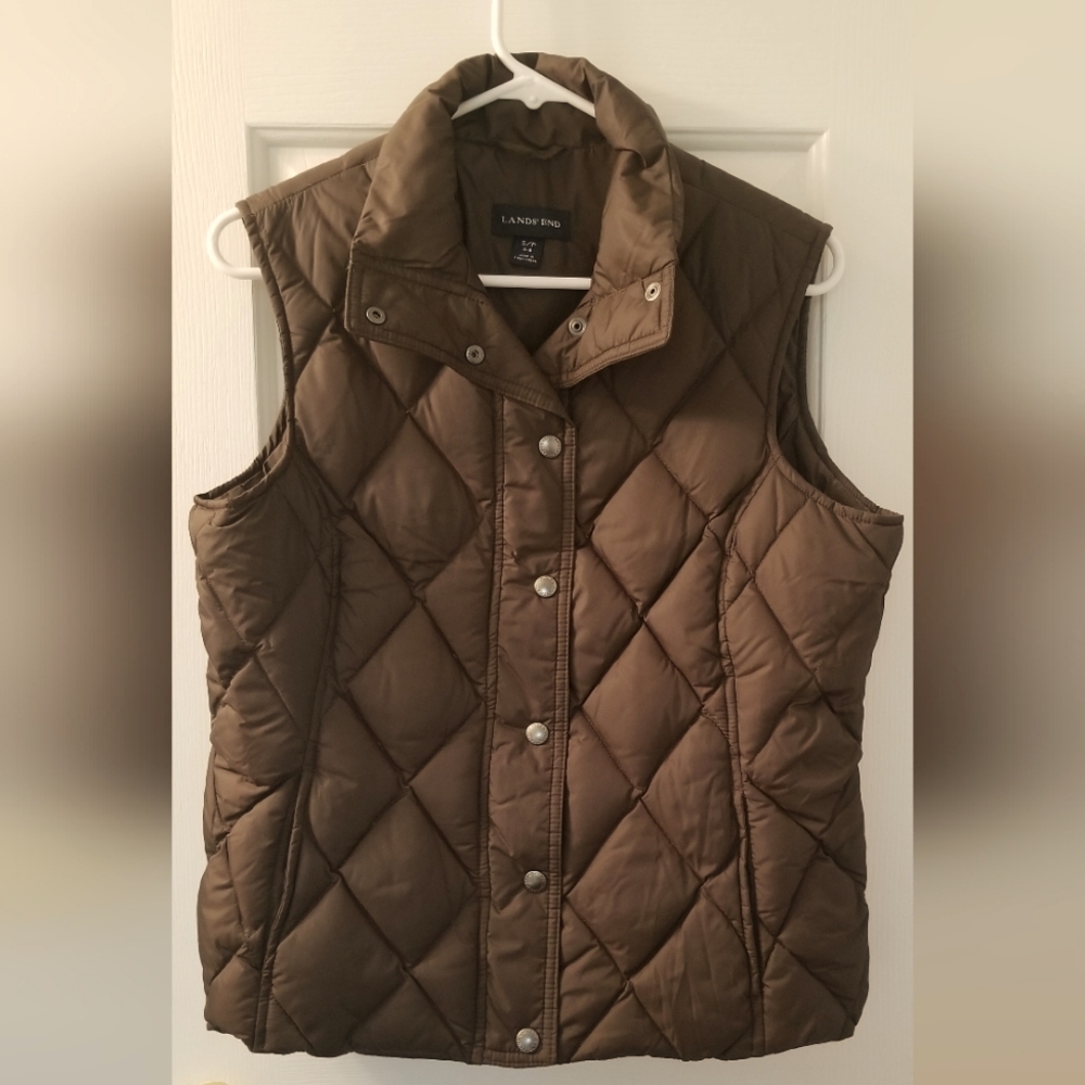 Lands End Puffed Vest
